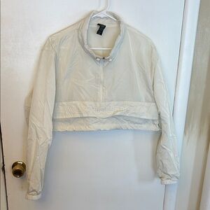 Alphabets Crop Jacket Size Small